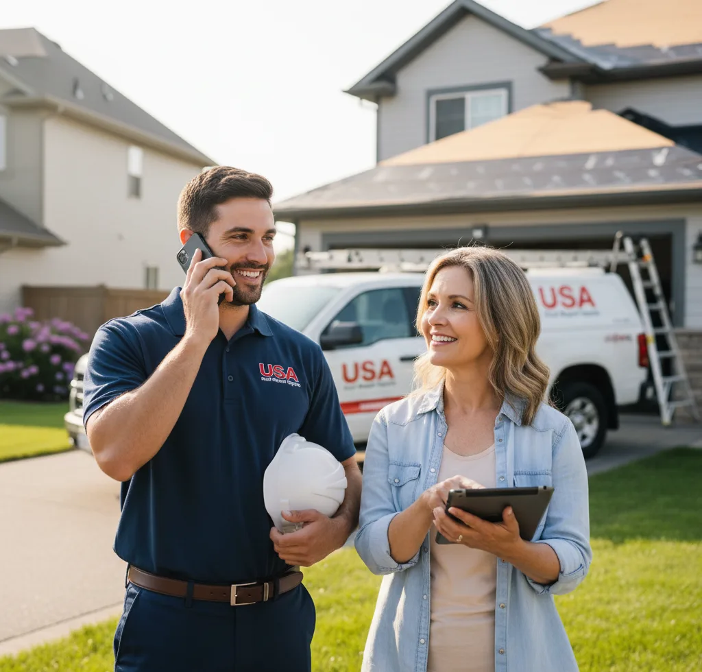 USA Roof Repair Experts customer support in Center Hill